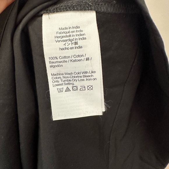 NWT! J.Crew Zip-up black shirtdress in cotton poplin. Size 6. $178 - Picture 8 of 9